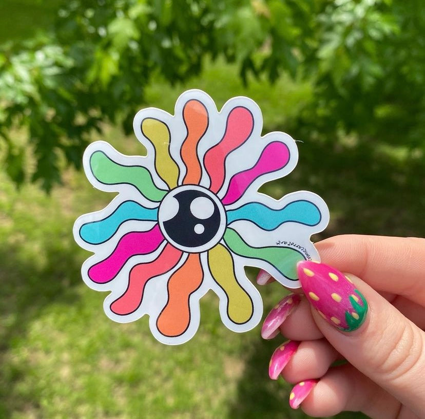 Groovy Rainbow Sticker