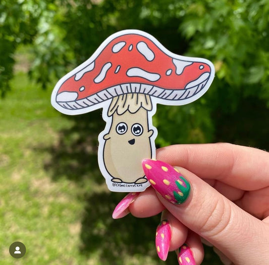 Mushroom Friend Sticker