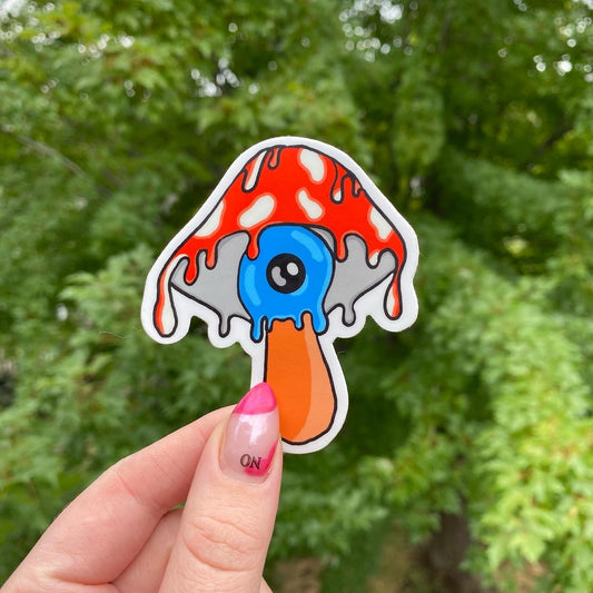 Drippy Mushroom Sticker